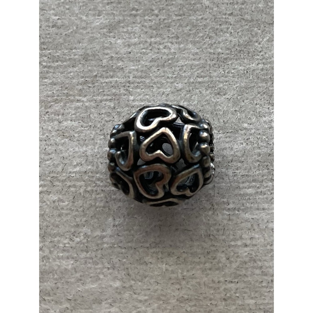 ALE 925 Sterling Silver Pandora Open Your Heart Openwork Charm
